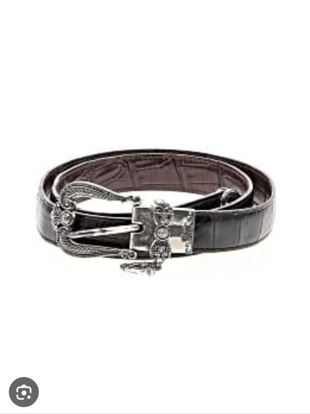 Brighton Vintage Y2k Leather Belt Brown Black Sz Xl 36